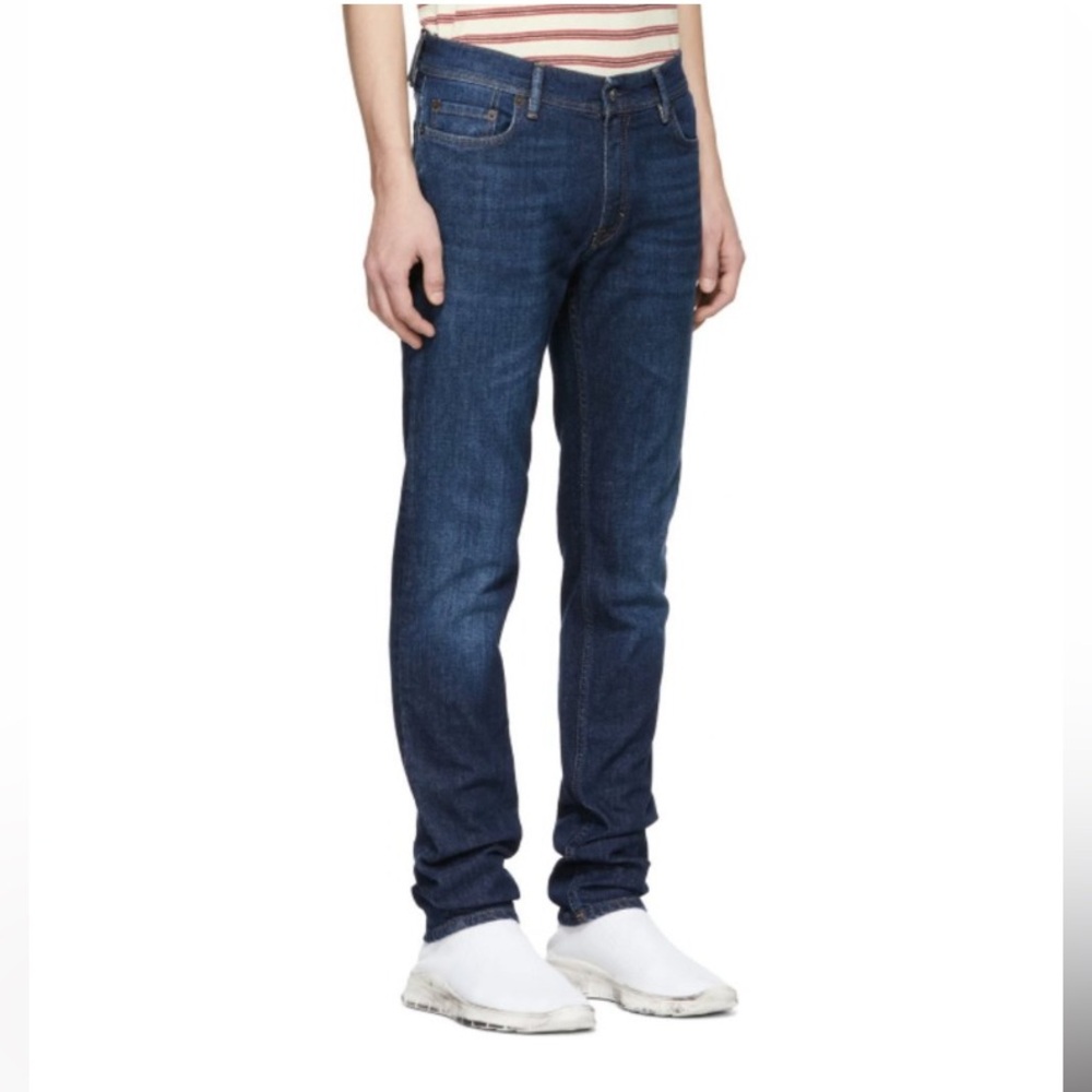 ACNE STUDIOS MEN'S MAX DENIM LENGTH 30 IN DARK BLUE SKU: 30O176-173-LENGTH 30-32